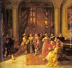 Cardinal Canvas Paintings - The Cardinal's Reception